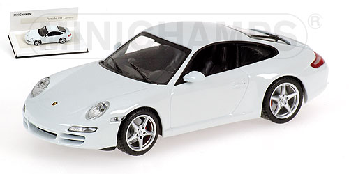 Модель 1:43 Porsche 911 Carrera - white edition