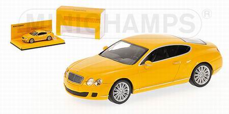 Модель 1:43 Bentley Continental GT «Linea Giallo» - yellow