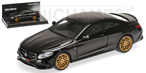 Модель 1:43 Brabus 850 Mercedes-Benz S 63 AMG S-class Coupe - black
