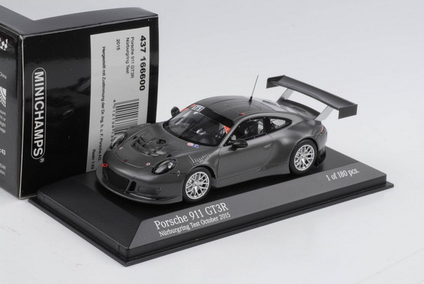 Модель 1:43 Porsche 911 GT3 R (991) Manthey Racing Nurburgring Test Car (L.E.180pcs)