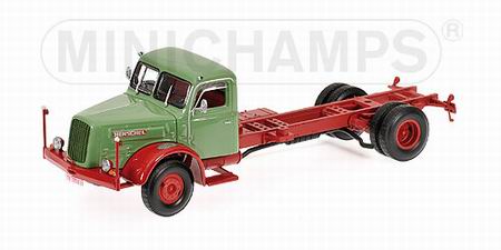 henschel hs 140 - chassis - green/red 439171050 Модель 1:43