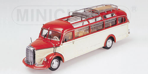 mercedes-benz o 3500 - red/cream B66042514 Модель 1:43