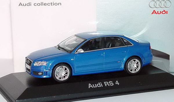 Модель 1:43 Audi RS 4 - blue met