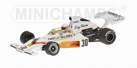 Модель 1:43 McLaren Cosworth M23 №30 «Yardley» BRITISH GP (Jody David Scheckter)