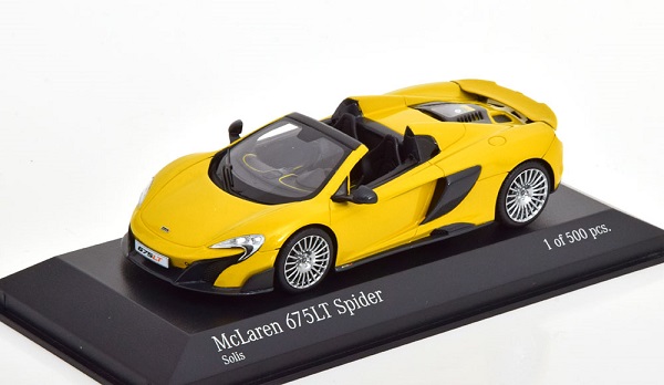 Модель 1:43 McLaren 675LT Spider - yellow (L.E.500pcs)