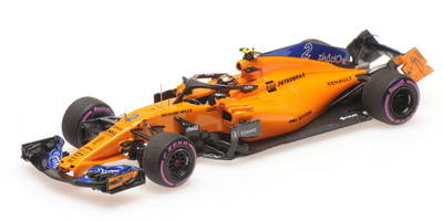 Модель 1:43 McLaren Renault MCL33 №2 Abu Dhabi GP (Last F1 Race Stoffel Vandoorne)