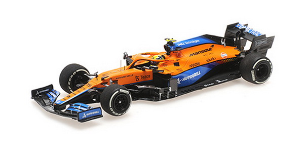Модель 1:43 Mclaren F1 Team MCL35M - Lando Norris - French GP 2021 - L.E. 468 Pcs.