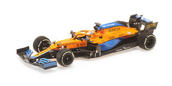 Модель 1:43 McLaren F1 Team MCL35M - Daniel Ricciardo - Winner Italian GP 2021 (L.E.1104pcs)