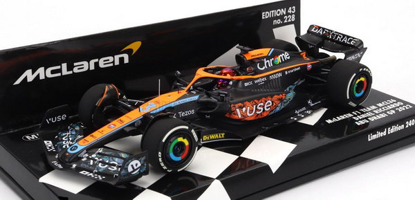 Модель 1:43 McLaren MCL36 Daniel Ricciardo #3 Abu Dhabi GP 2022