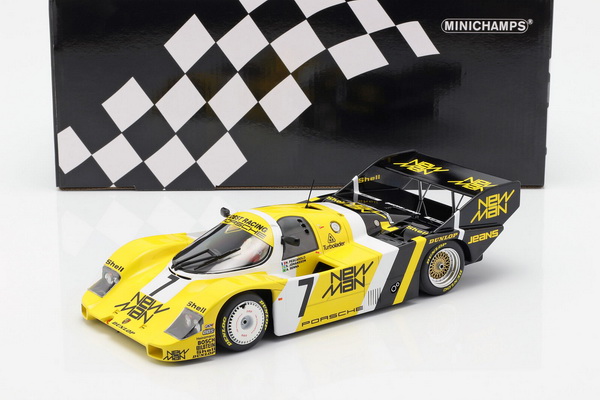 Модель 1:18 Porsche 956 K №7 «New Man» Joest Racing 1000km Nurburgring (Henri Pescarolo - S.Johansson - Ayrton Senna) (L.E.1000pcs)