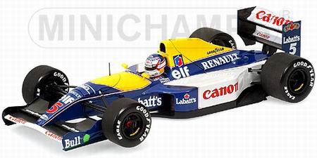 Модель 1:18 Williams Renault FW14 №5 (Senna riding on Nigel Mansell)