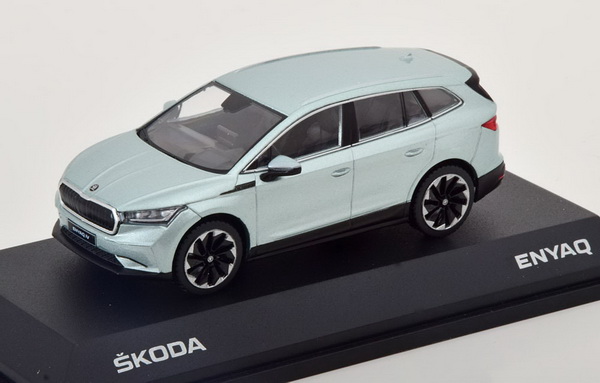 skoda enyak - 2020 - silver-blue 5LA099300F7B Модель 1:43