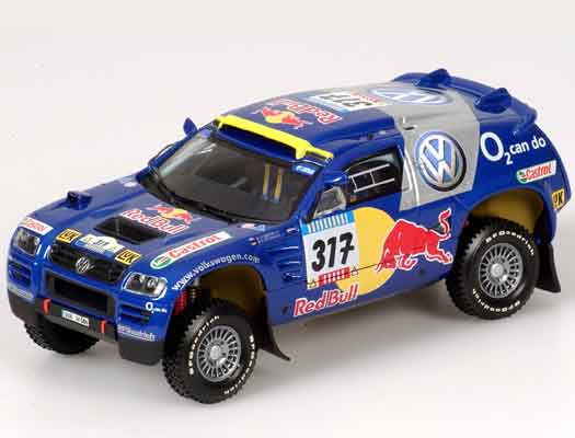 Модель 1:43 Volkswagen Race Touareg №317 Rally Paris-Dakar (Robby Gordon - Dirk Von Zitzewitz)
