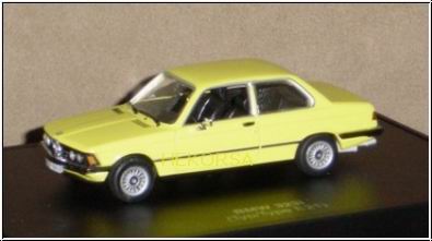 Модель 1:43 BMW 323i (E21) - yellow