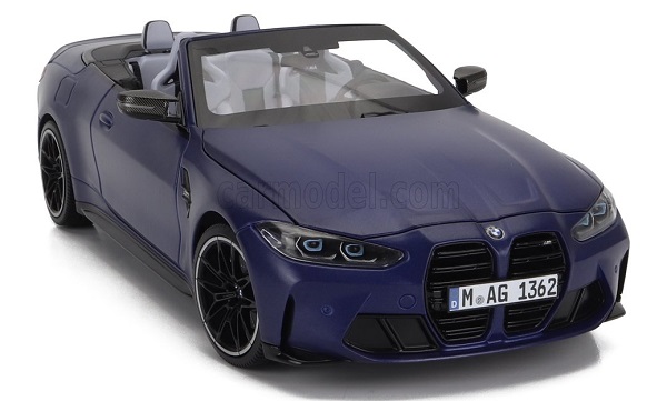 Модель 1:18 BMW 4-series M4 (g83) Cabriolet (2020), Matt Blue
