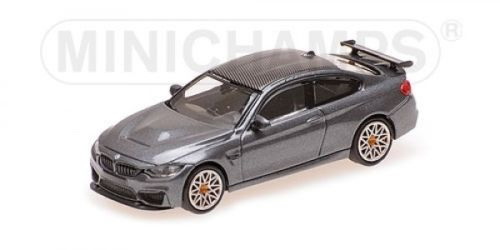 Модель 1:87 BMW M4 GTS, grey metallic, orange wheels, 2016