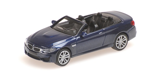 BMW M4 Convertible (F83) - 2015 - san marino blue metallic 870027232 Модель 1:87