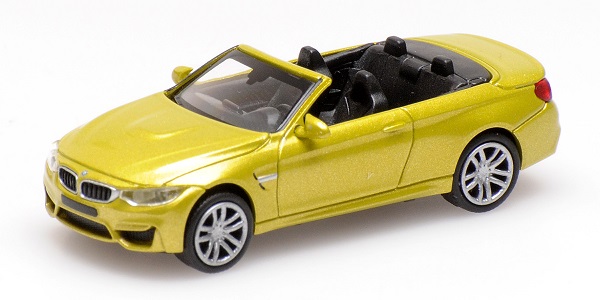 Модель 1:87 BMW M4 Convertible (F83) - 2015 - austin-yellow metallic