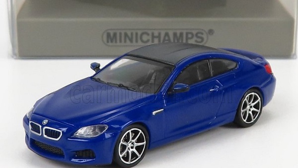 bmw 6-series m6 coupe (f12) 2015, blue met 870027302 Модель 1:87