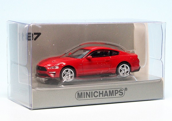 Модель 1:87 Ford Mustang Coupé - 2018 - race red