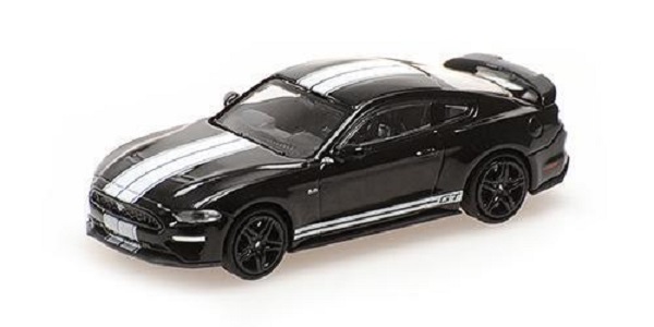 Модель 1:87 Ford Mustang Coupé - 2018 - black/white