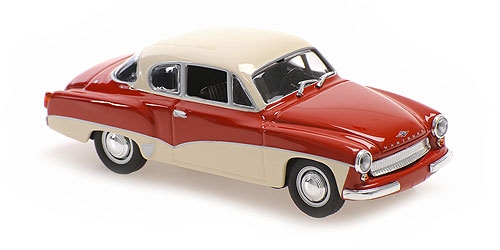 Модель 1:43 WARTBURG A 311 COUPE - 1958 - RED/WHITE