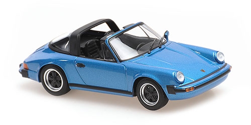 Модель 1:43 Porsche 911 targa - blue met