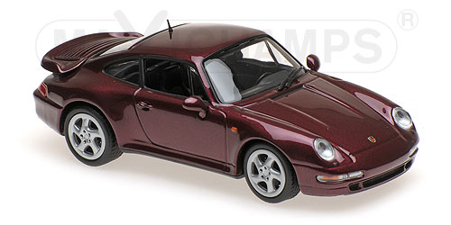 porsche 911 turbo s (993) - 1997 - red metallic 940069200 Модель 1:43