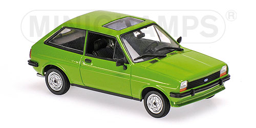 ford fiesta - 1976 - light green 940085100 Модель 1:43