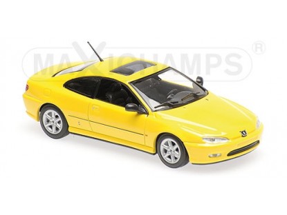 peugeot 406 coupe - yellow 940112621 Модель 1:43