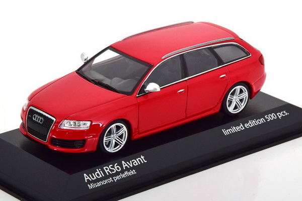 Audi RS6 Avant - 2007 - Red (L.E.500pcs) 943017213 Модель 1:43