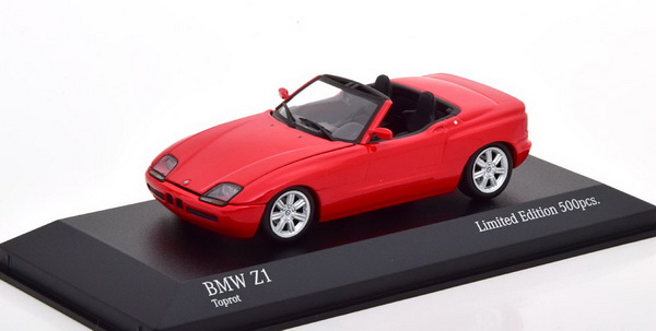 bmw z1 1991 - red (l.e.500pcs for modelissimo) 943020103 Модель 1:43