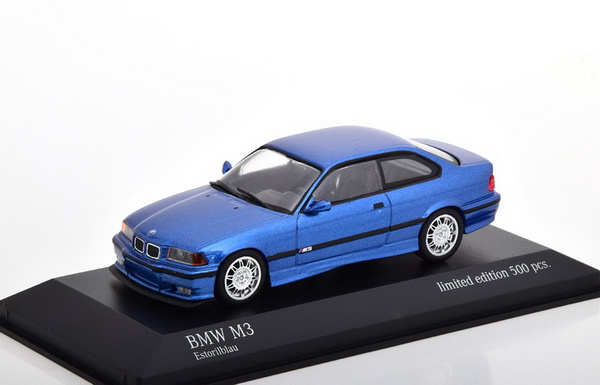 Модель 1:43 BMW M3 (E36) Coupe - blue met (L.E.500pcs for Modelissimo)