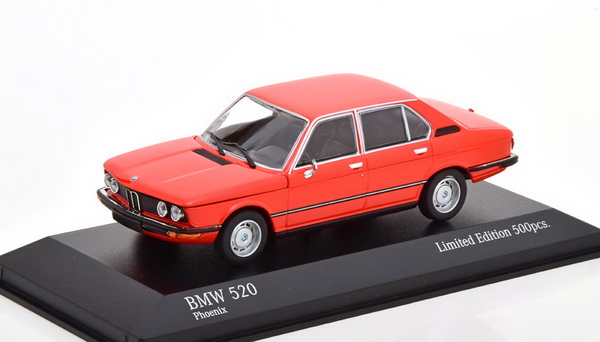 Модель 1:43 BMW 520 (E12) - red (L.E.500pcs for Modelissimo)