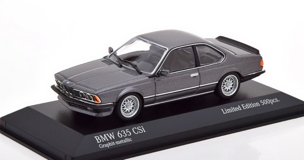 Модель 1:43 BMW 635 CSi - grey (L.E.500pcs for Modelissimo)