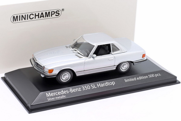 Модель 1:43 Mercedes-Benz 350 SL (R107) - 1974 - Silver (L.e. 500 pcs).