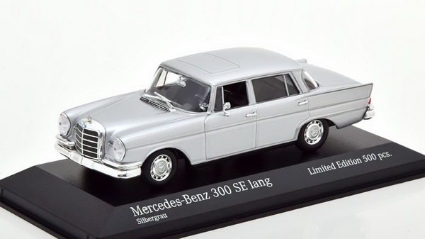 mercedes-benz 300se lwb 1963 - silver (l.e.500pcs for modelissimo) 943035204 Модель 1:43