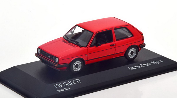 Модель 1:43 Volkswagen Golf II GTi - red (L.E.500pcs for Modelissimo)