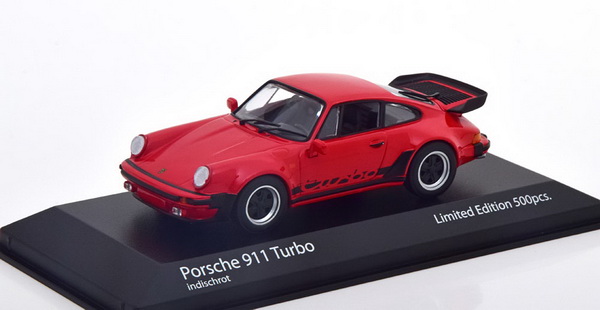 Модель 1:43 Porsche 911 (930) turbo - red (L.E.500pcs for Modelissimo)