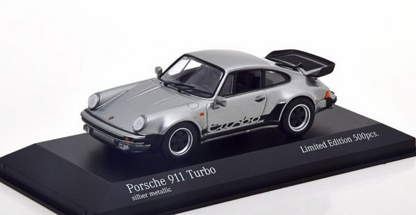 Модель 1:43 Porsche 911 (930) turbo 1979 - silver (L.E.500pcs for Modelissimo)