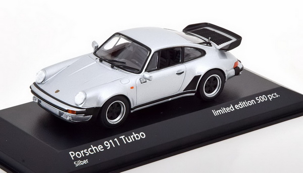 Модель 1:43 Porsche 911 (930) Turbo - 1977 - Silver (L.e.500pcs for Modelissimo)