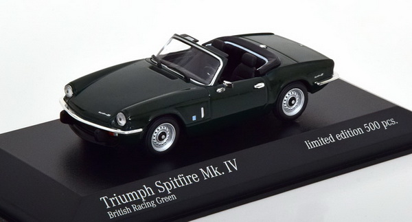 Модель 1:43 Triumph Spitfire MK4 Roadster 1972 - dark green (L.E.500pcs for Modelissimo)