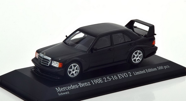 Модель 1:43 Mercedes-Benz 190E 2.5-16 Evo II - black (L.E.500pcs for Modelissimo)
