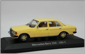 Модель 1:43 Mercedes-Benz 200 - 280E (W123) - yellow