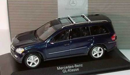 Модель 1:43 Mercedes-Benz GL-class (X164) - tansanit blue