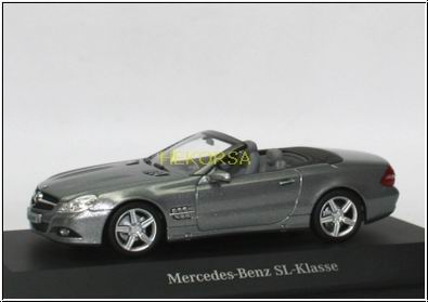 mercedes-benz sl-class (r230 ii) - silver B66962390 Модель 1:43
