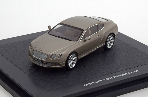 Модель 1:43 Bentley Continental GT (II) - liquid mercury