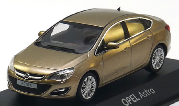 opel astra limousine - gold M59999 Модель 1:43