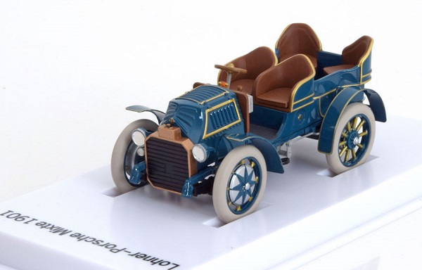Модель 1:43 Porsche Lohner Mixte 1901 blau Sondermodell Porsche Museum