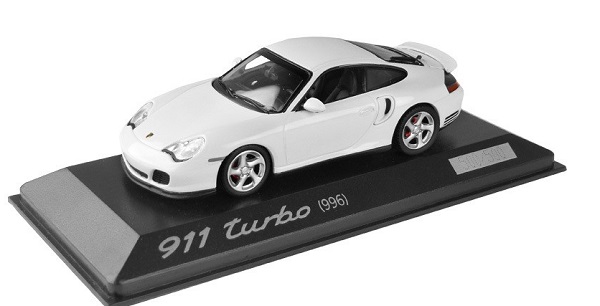 Модель 1:43 Porsche 911 (996) turbo 3,6 2000 wei? Sondermodell von Porsche (L.E.500pcs)